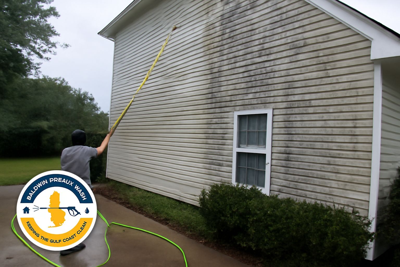 Property access relevant to house washing
