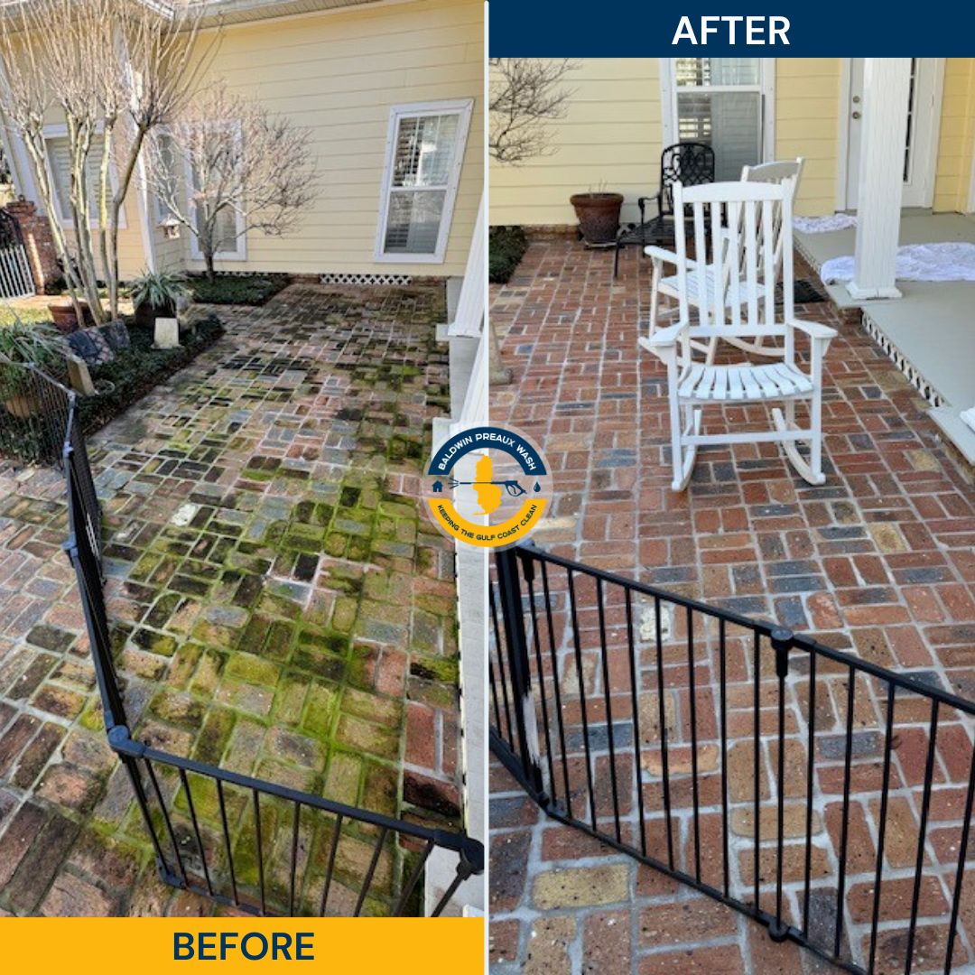Professional House Washing, Patio Cleaning and Driveway Cleaning Performed in Pensacola FL